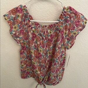 Floral Girls Top